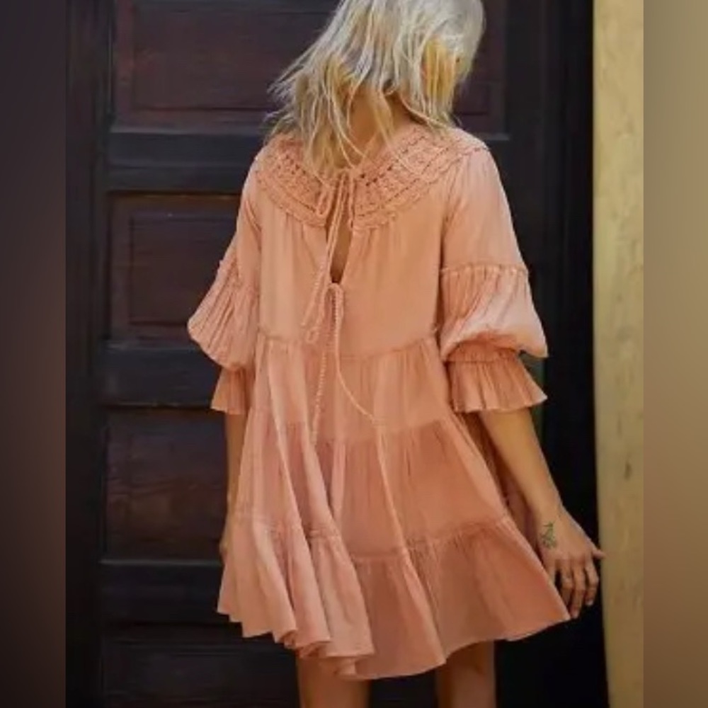 Free People Freshwater Tunic in Cafe Cream